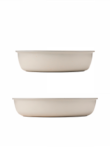 Набор посуды для приготовления с крышками Кремовый Огонёк OG-HOG14